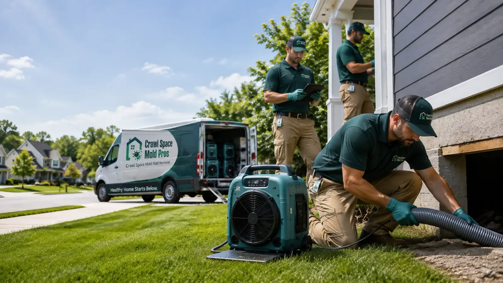Crawl Space Mold Removal in Custar, OH